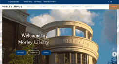 Desktop Screenshot of morleylibrary.org